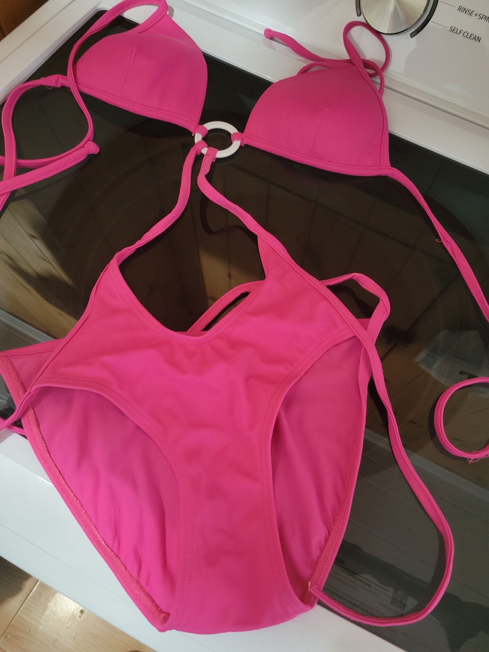 Hot Pink Angela Jones Monokini Small